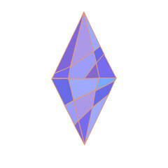 Fototapeta premium Diamond,Sims,the sims,the sim logo