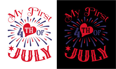 My First 4th Of July SVG,  Celebrate America Svg .Independence Day Svg