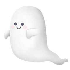 Cute white Halloween ghost