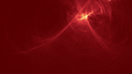 Abstract red background, motion line graphics. fractal elements Swirling in circles like a vortex, bright red, hot, like a flame.