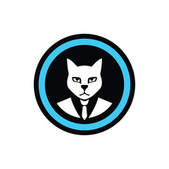 abstract red orange blue crown logo vector illustration template design