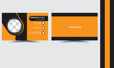 Creative and modern business card design.