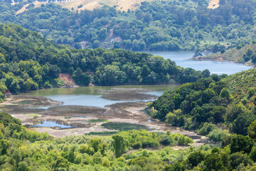Lake Chabot in Alameda County, California, USA.