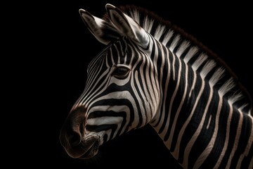 Fototapeta na wymiar Zebra. Generative AI.