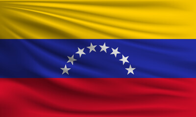 Vector flag of Venezuela