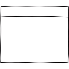 notepad doodle element