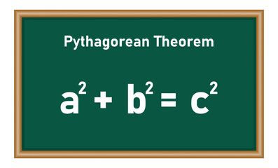 The Pythagorean theorem or Pythagoras' theorem in mathematics. Mathematics resources for teachers and students.