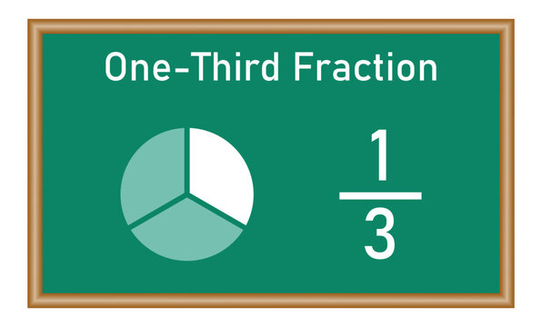 One Third Fraction Symbol