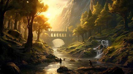 Beautiful Scenery Game Art
