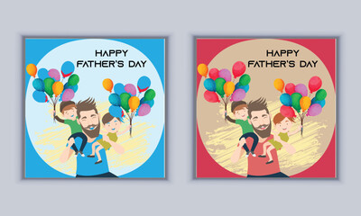 happy father%27s day design vector template