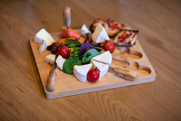 Mediterranean diet. Vibrant and nourising plate.