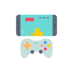 Esports mobile gaming icon in vector. Illustration