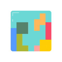 Tetris icon in vector. Illustration