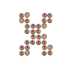 Coffee & Cupcake 3D Alphabet or PNG Letters