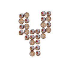 Coffee & Cupcake 3D Alphabet or PNG Letters