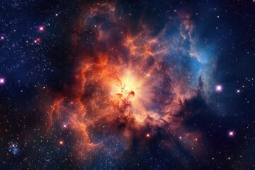 Star Cluster within Galaxy - AI Generated