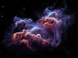 Fototapeta na wymiar The Magellanic Clouds - AI Generated