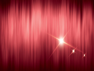 Red space with bright stars. Concept abstract art background and image processing design.