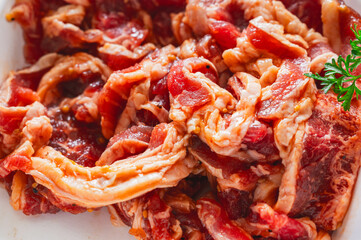 味付き牛バラ肉焼肉用