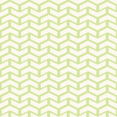 Pastel Lime Green and White Messy Chevron Stripes Seamless Vector Repeat Pattern