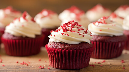 cupcakes with cream