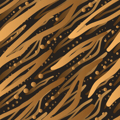 Ripple Surface Seamless Pattern. Abstract wavy Background