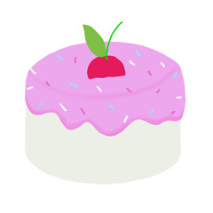 cake with cherry