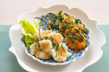 2種類の味の長芋焼き