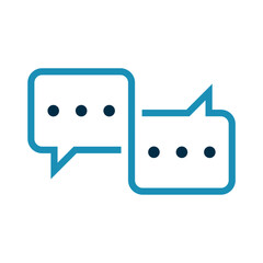 chat bubble icon design vector