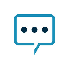 chat bubble icon design vector
