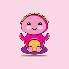 Cute Baby Cartoon Vector Design