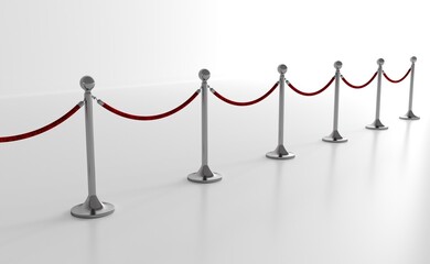 Retractable belt rack. Portable tape barrier. Red ropes on silver stanchions. Exclusive event,...