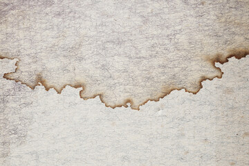 Old brown kraft paper with stains fringe lines texture