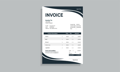 Professional corporate business stationery pack letterhead and invoice