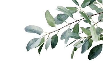 eucalyptus_branch_isolated_over_a_white_background