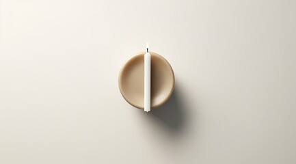 two_candle_sticks_sitting_on_a_white_background