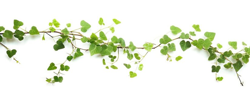 green_ivy_branch_isolated_on_white