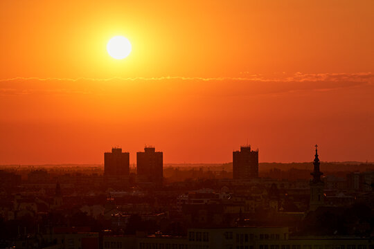 Urban heat island - heat wave
