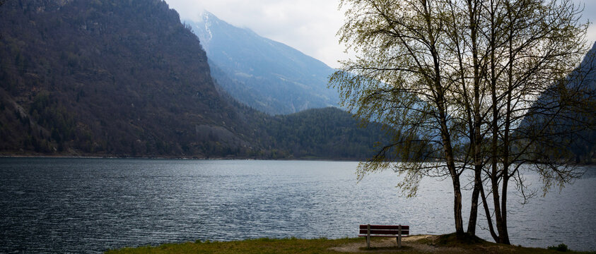 the swiss lake Lago di Poschiavo
