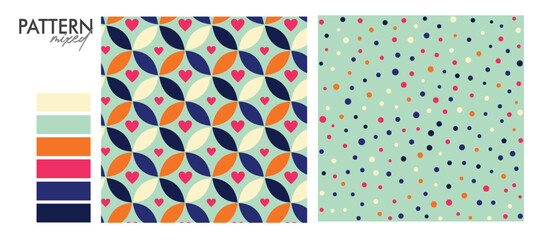 Samba Design: Vintage Seamless Pattern. Geometric Pattern.