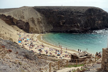 Obraz premium Papageienstrand auf Lanzarote