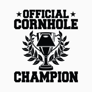 Cornhole Champion Corn Hole Bean Bag Toss Boss Board