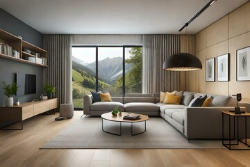 Plakat modern living room