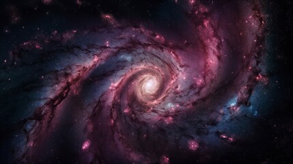 beautiful spiral shaped galaxy