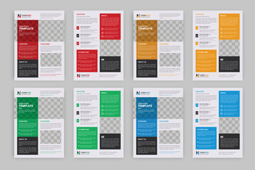 Corporate Case Study Brochure Template Design	
