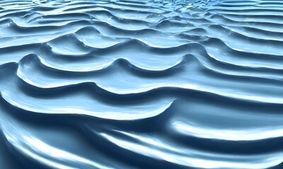Obraz premium Seamless realistic water ripples or ocean waves background texture. 3D rendering, clear focus, digital drawing, , Generative AI, Generative, AI