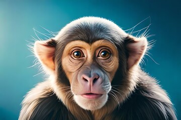 close up of a monkey