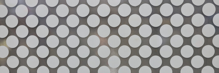 Seamless pattern in polka dot retro colors