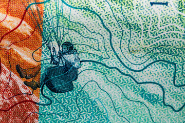 Fototapeta premium CHF Currency Amidst Swiss Inflation Challenges