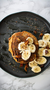 pancakes with banana